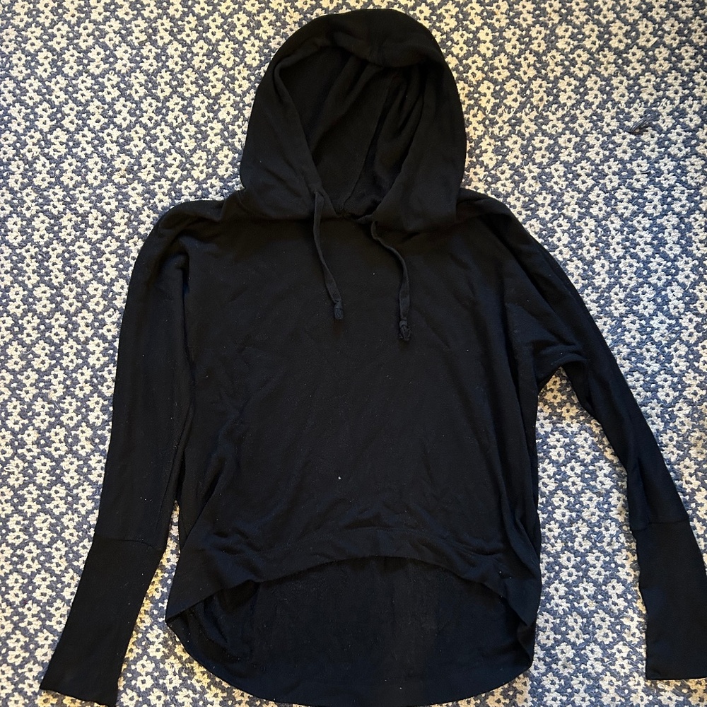 Black Hooded Sweatshirt